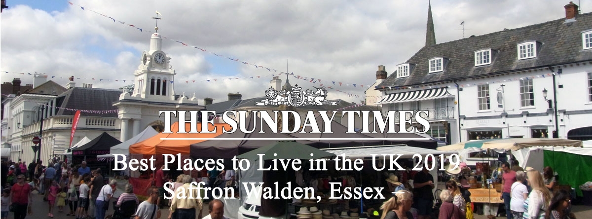 Saffron Walden named on Sunday Times list of Best Places to Live in the